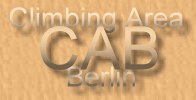 CAB die Kletterseiten fr Berlin. Mensteuerung laufen nur mit Javascript. Dein CAB-Team